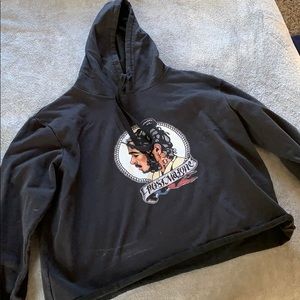 post malone women’s cropped hoodie